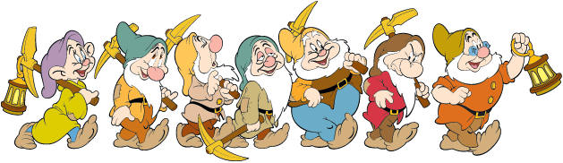 Snow White And The Seven Dwarfs File Transparent PNG Image