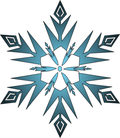 Frozen Snowflake Clipart Transparent PNG Image