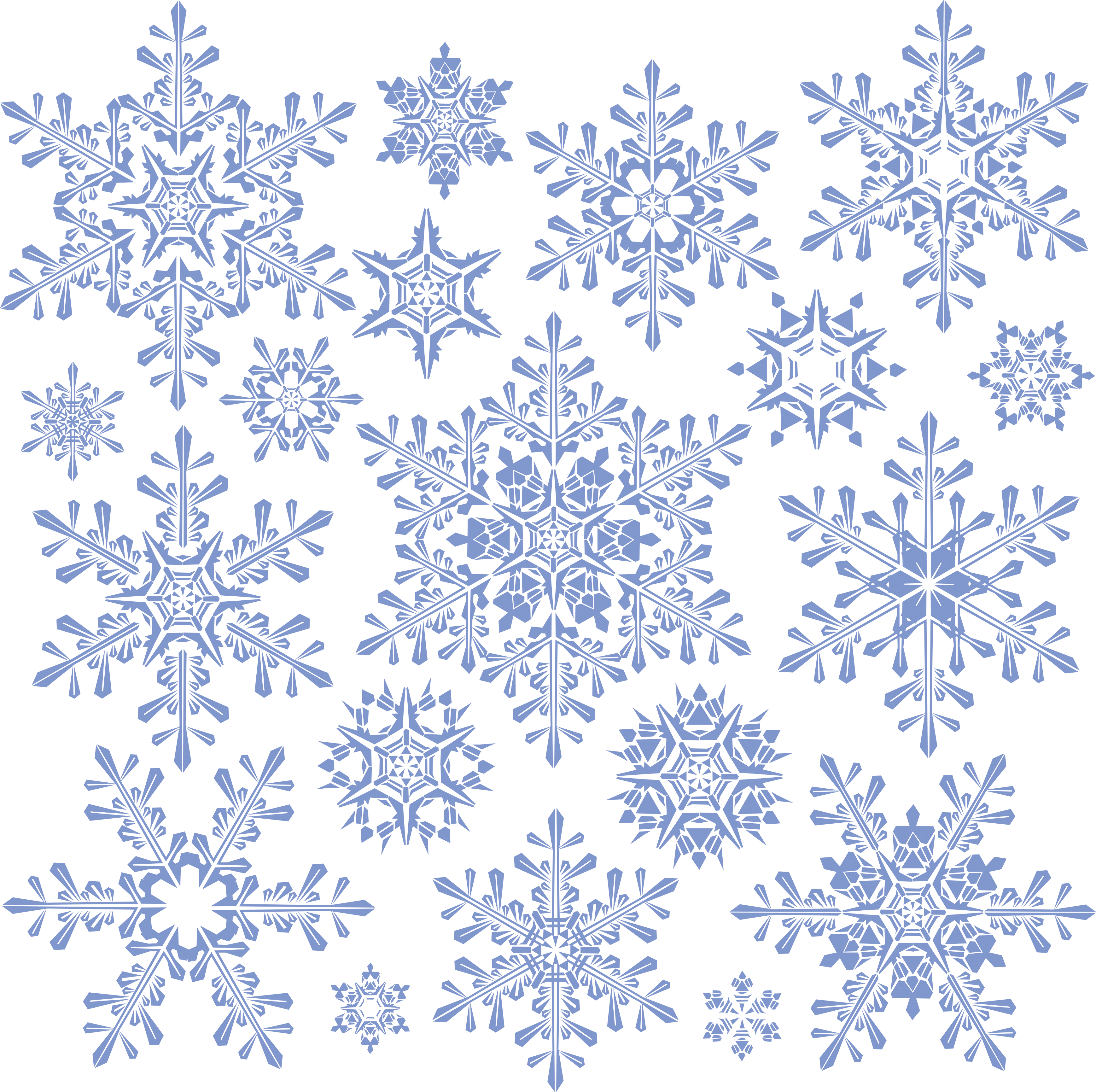 Snowflakes Png Image Transparent PNG Image