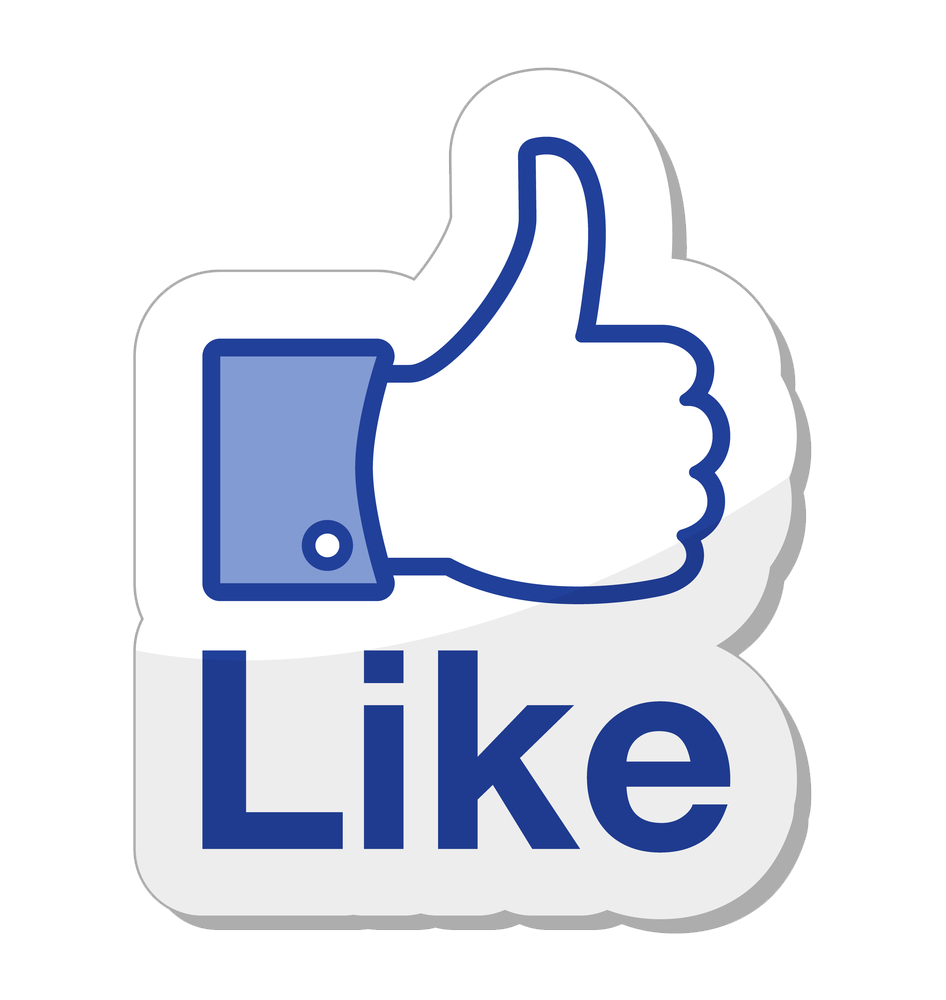 Like Media Button Social Facebook Advertising Marketing Transparent PNG Image