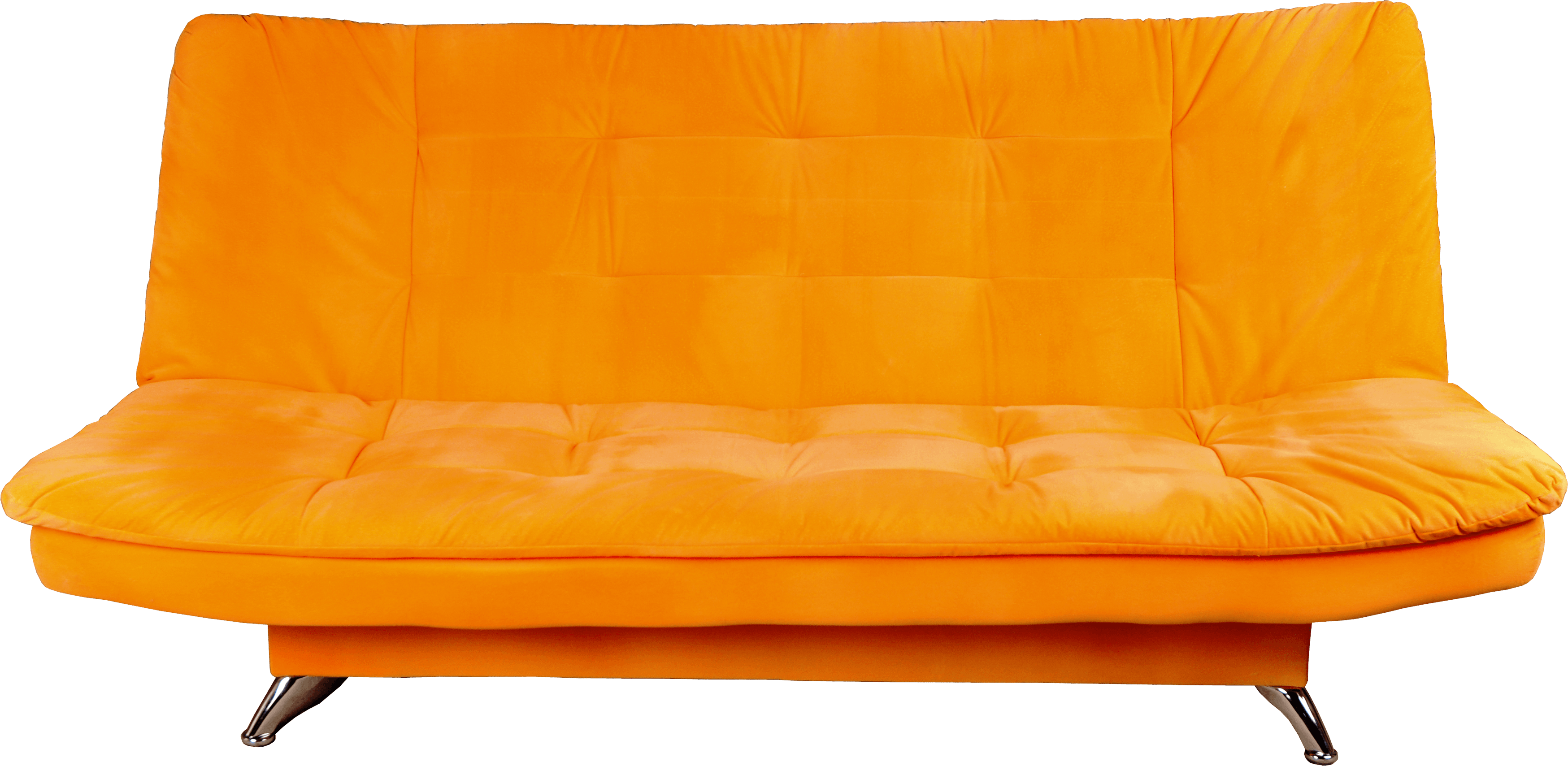 Orange Sofa Png Image Transparent PNG Image