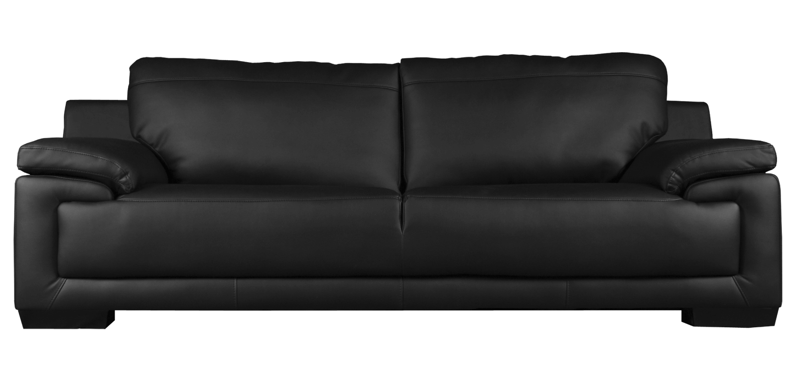 Black Sofa Png Image Transparent PNG Image