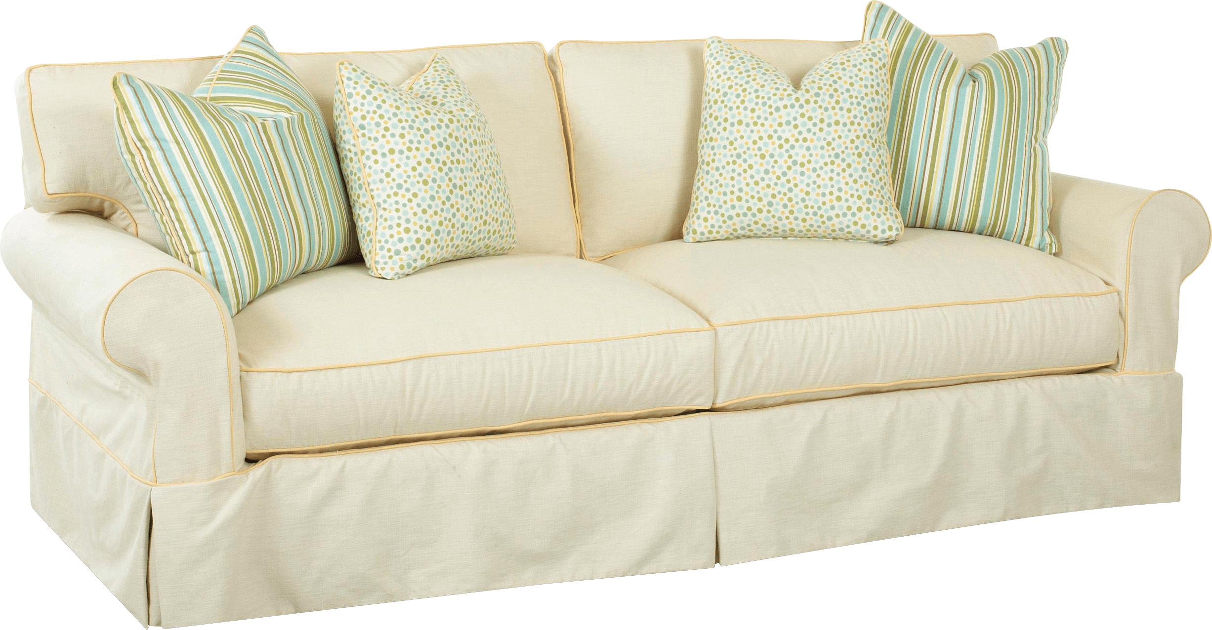 White Sofa Png Image Transparent PNG Image