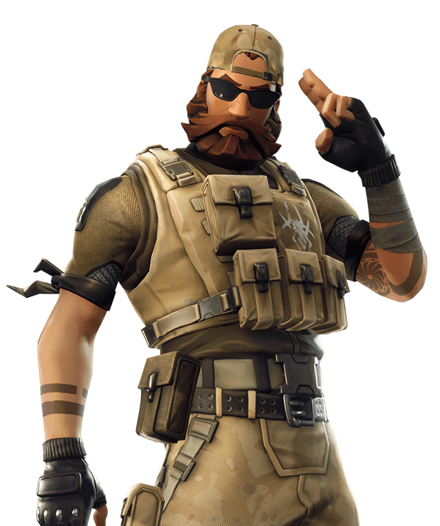 Soldier Royale Figurine Fortnite Pass Battle Transparent PNG Image