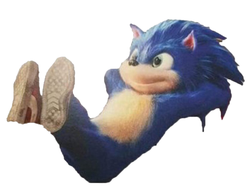 Sonic The Movie Hedgehog Free PNG HQ Transparent PNG Image