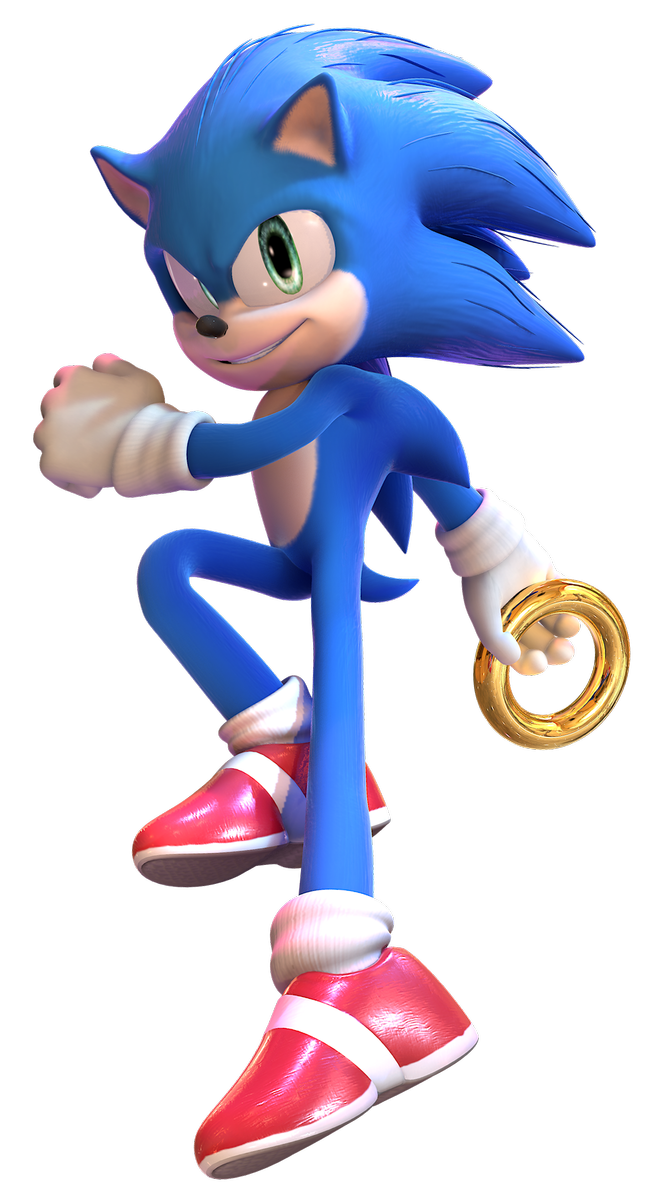 Sonic The Movie Hedgehog PNG Free Photo Transparent PNG Image