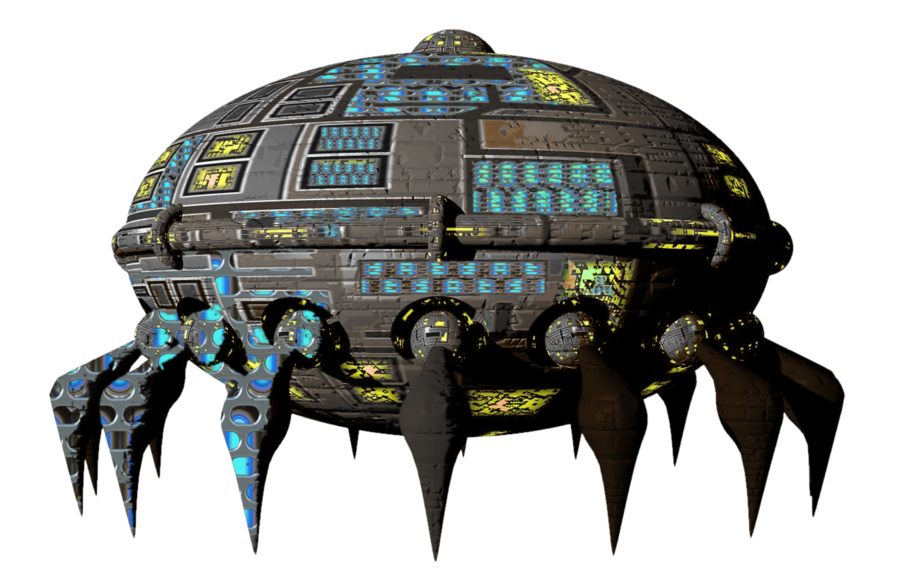 Spaceship Transparent Transparent PNG Image