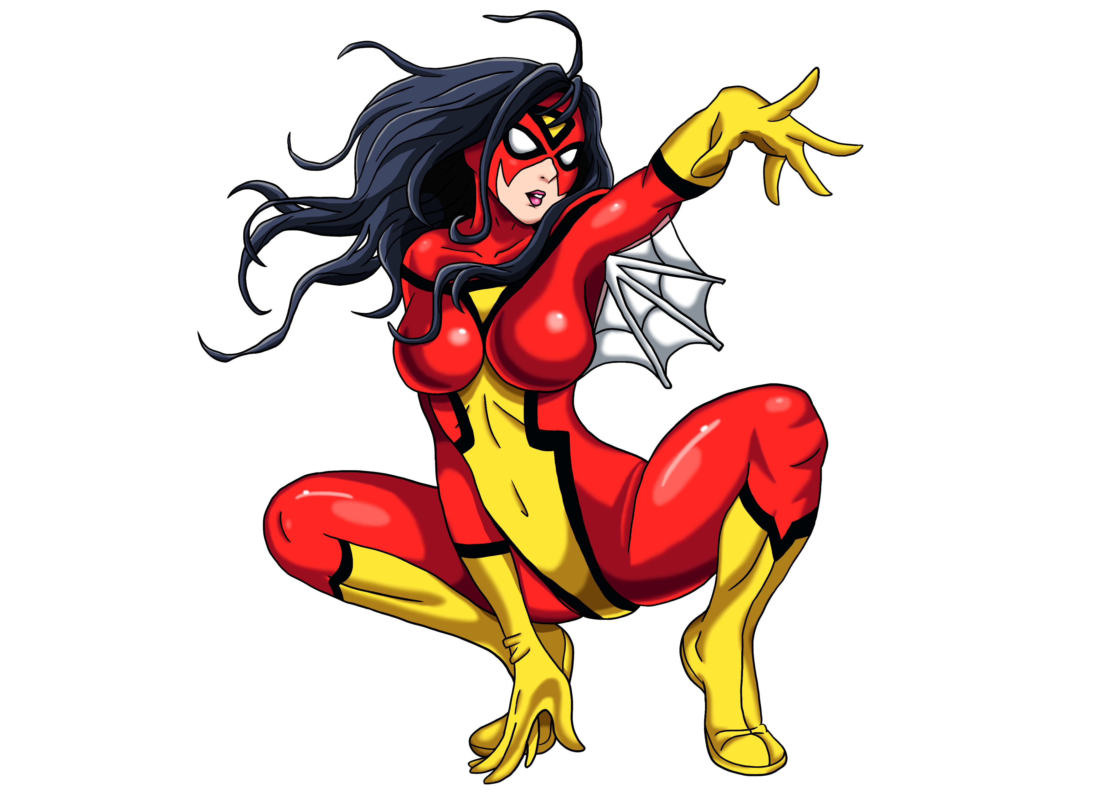 Spider Woman Transparent Background Transparent PNG Image