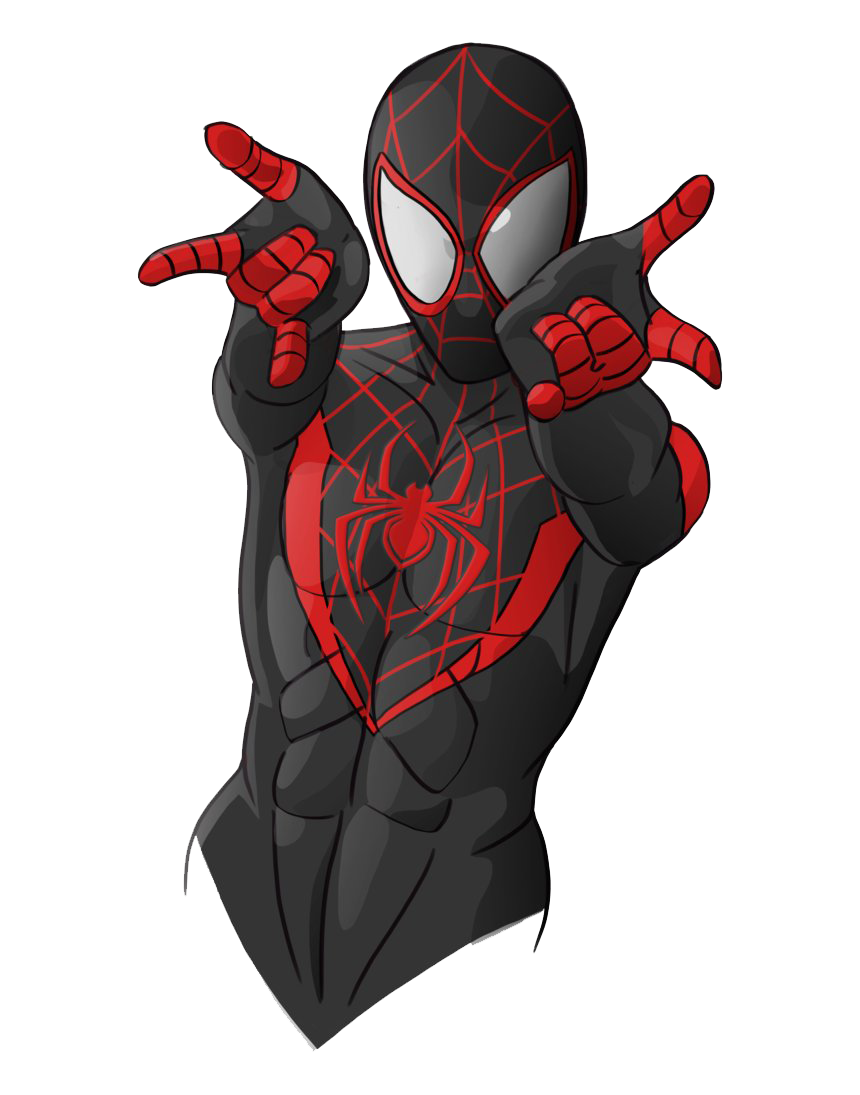 Spider-Man Miles Morales Free Clipart HD Transparent PNG Image