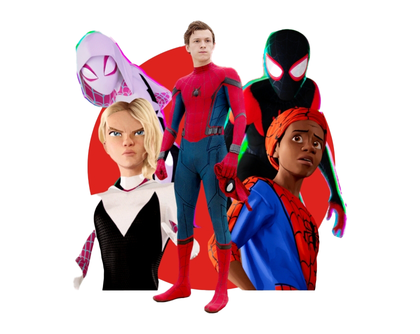 The Spider-Man Into Spider-Verse Free Photo Transparent PNG Image