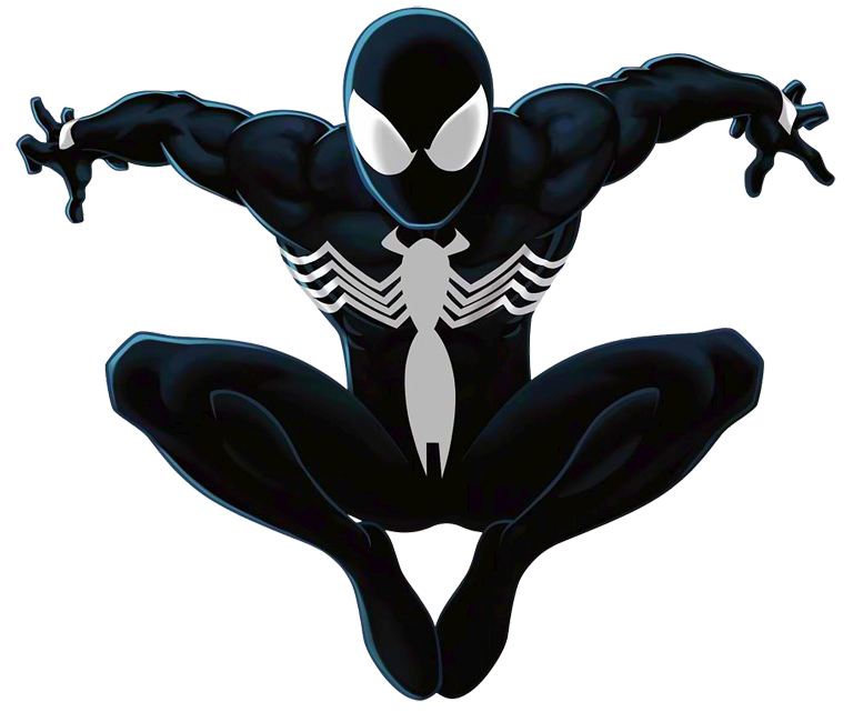 Spiderman Black File Transparent PNG Image