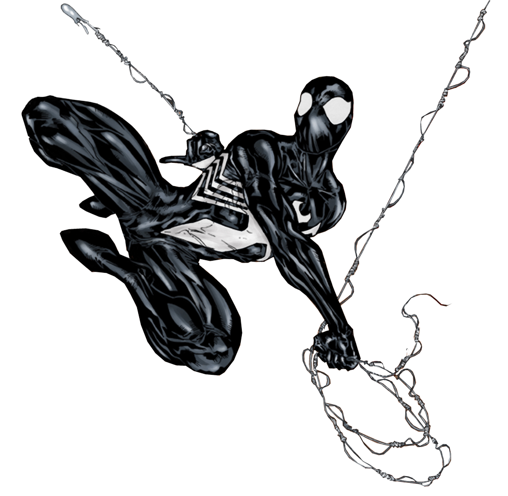 Spiderman Black Clipart Transparent PNG Image