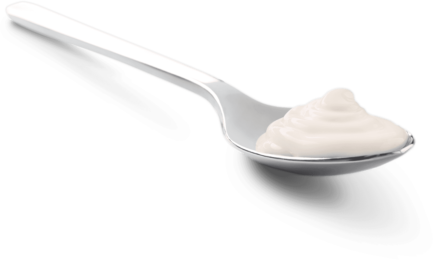 Spoon With Curd Transparent PNG Image