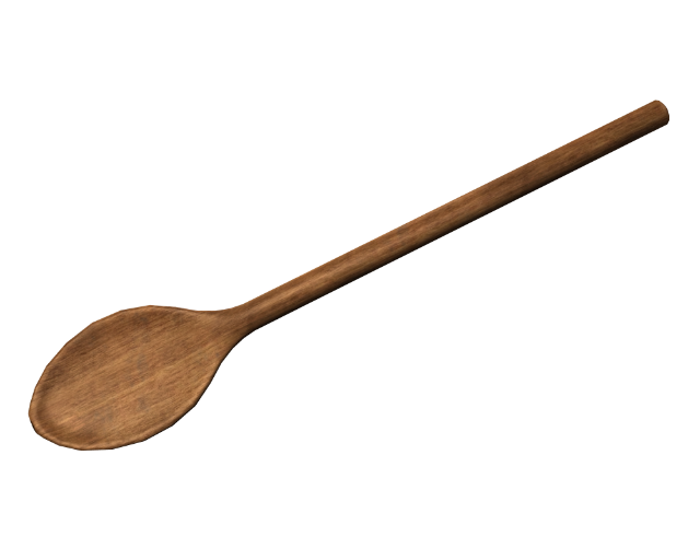 Wooden Spoon Transparent PNG Image