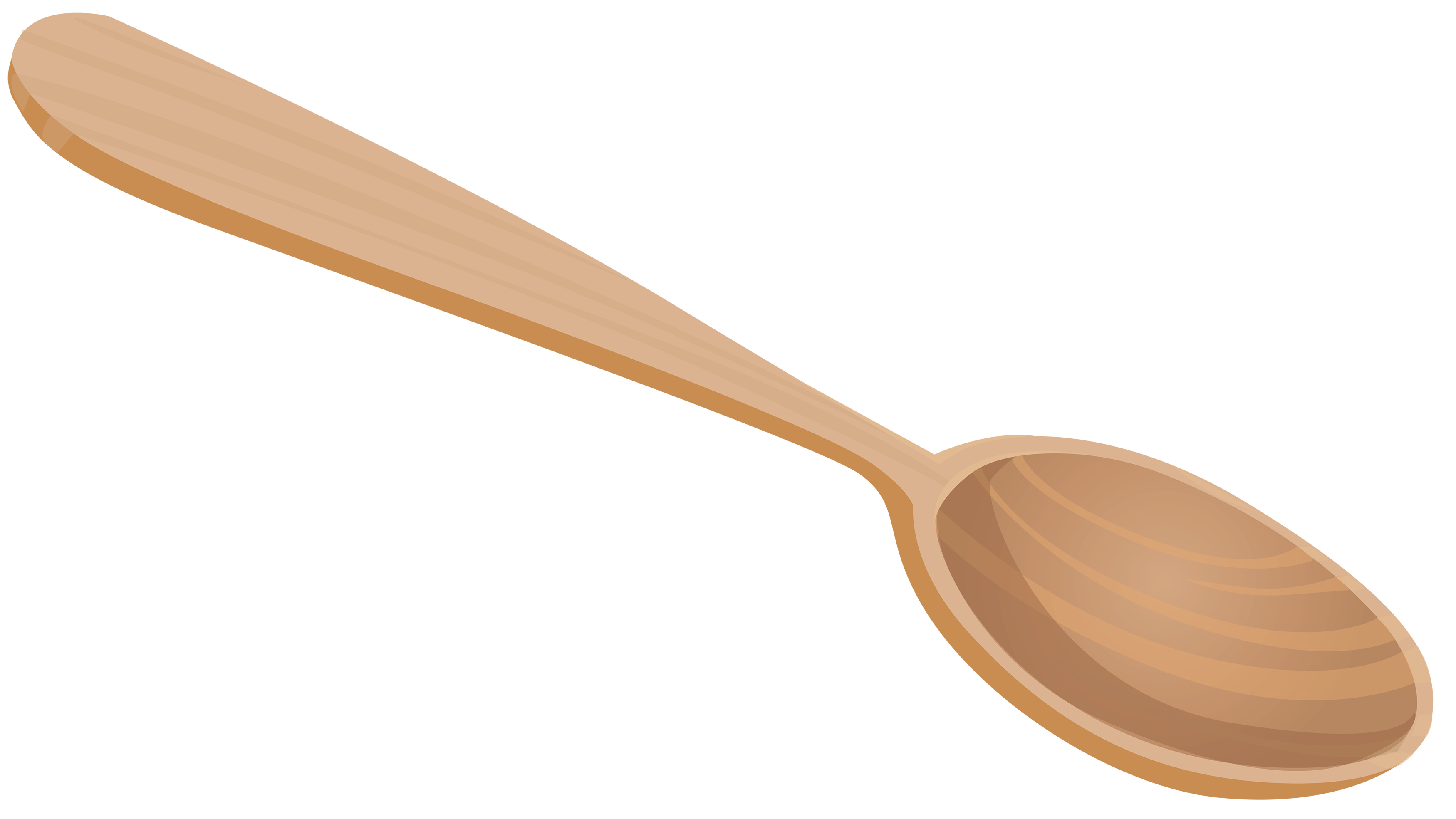 Wooden Spoon Clipart Transparent PNG Image