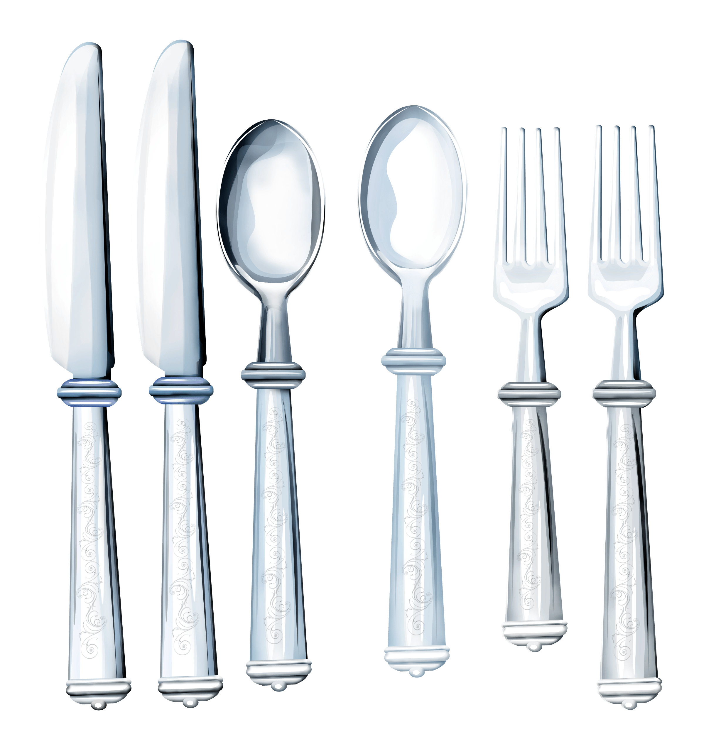 Spoons Forks Knives Png Image Transparent PNG Image