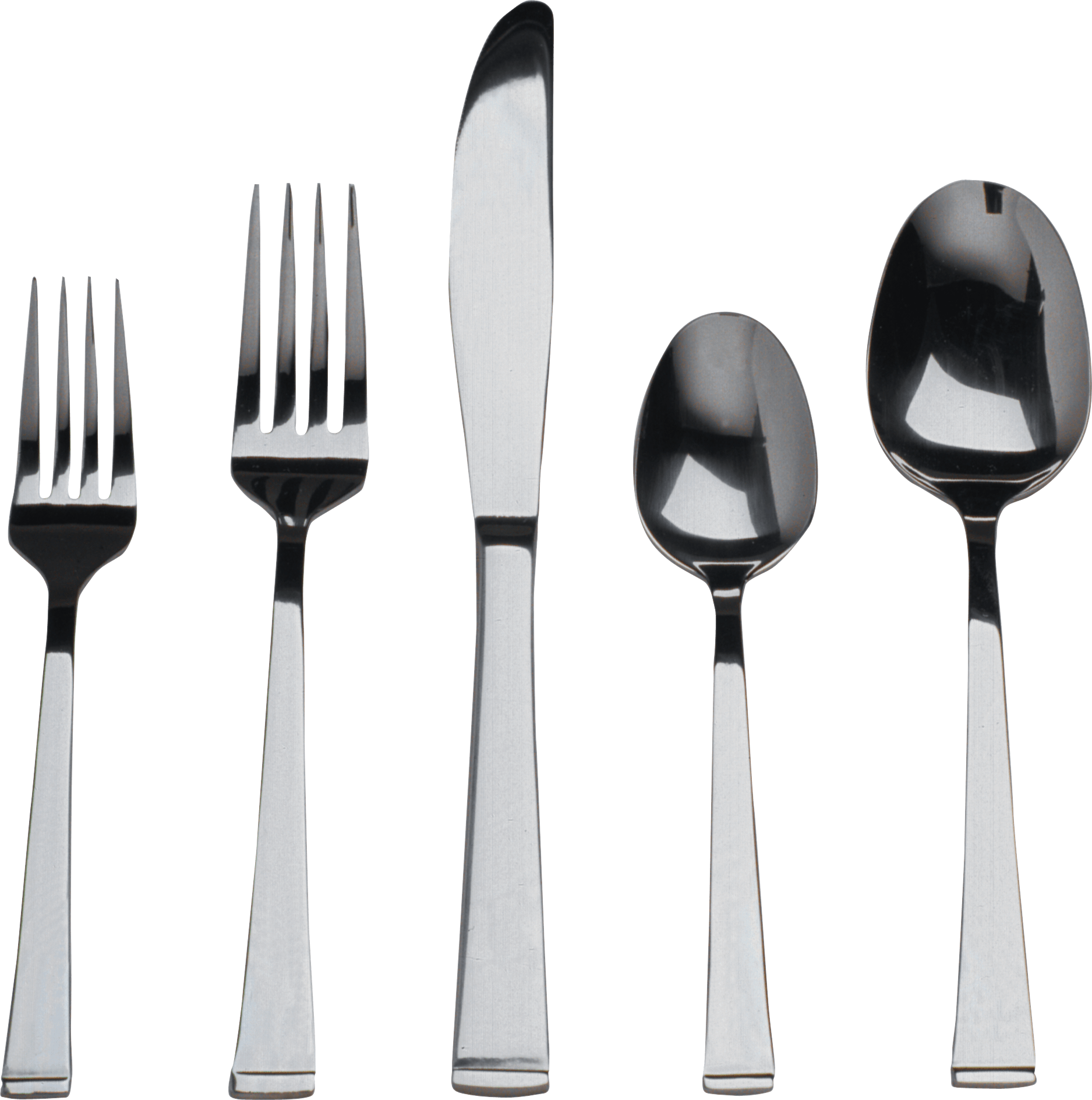 Spoons Forks Knives Png Image Transparent PNG Image