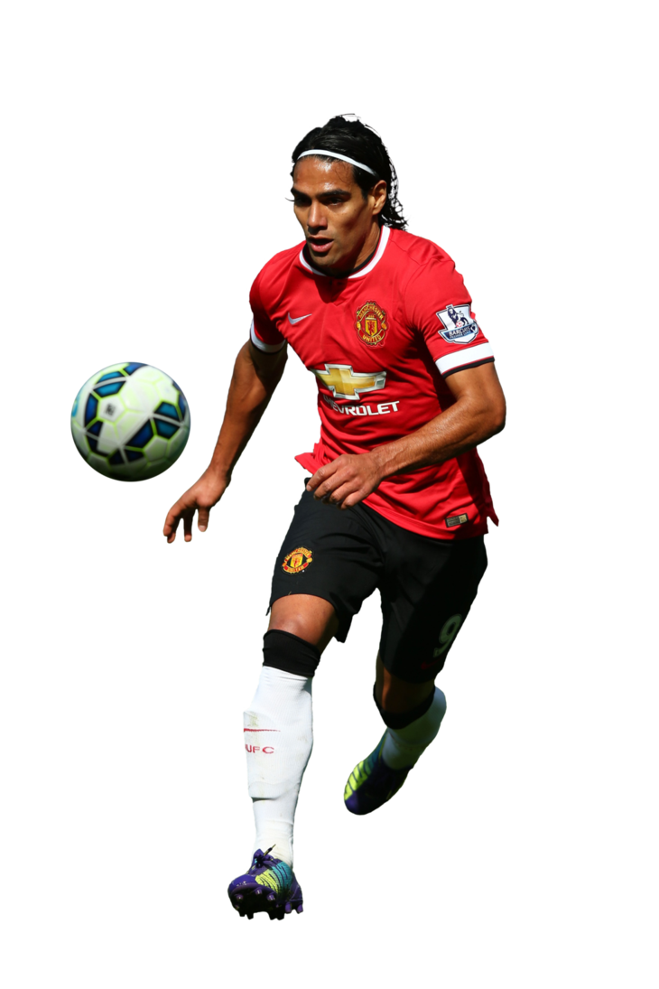 United Radamel Football Ball Player Fc Manchester Transparent PNG Image