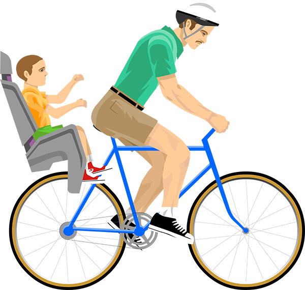 Roblox Bicycle Father Wheels Racing Happy Transparent PNG Image