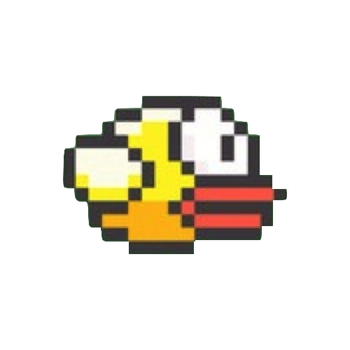 Sprite Flappy App Yellow Line Bird Store Transparent PNG Image