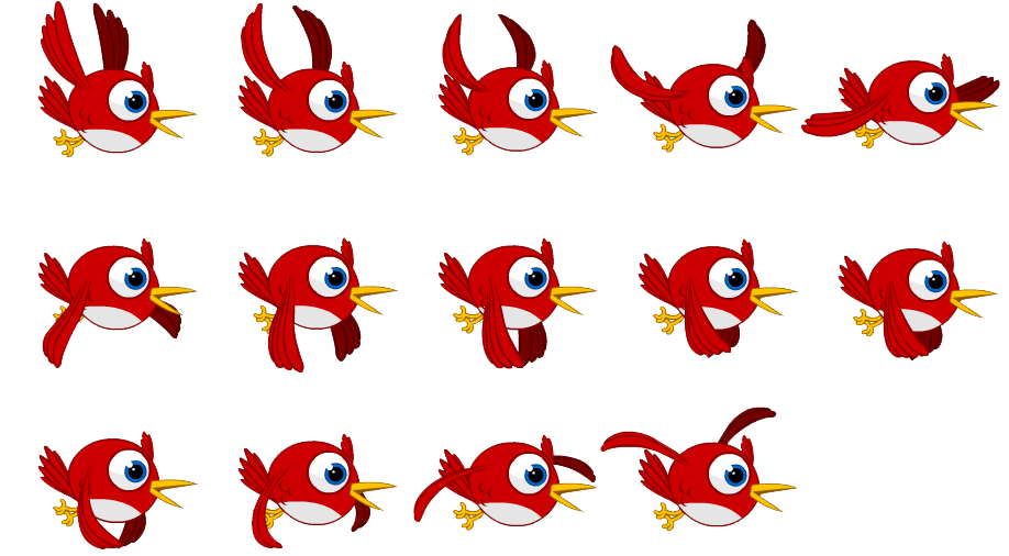 Sprite Area Line Animated Bird Film Transparent PNG Image