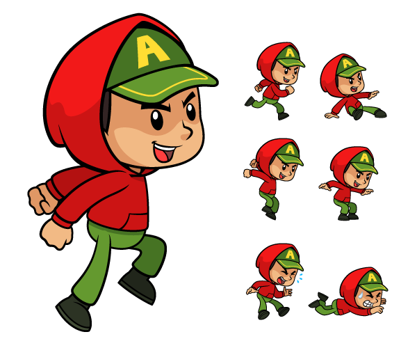 Sprite Character Fictional 2D Computer Hoodie Graphics Transparent PNG Image