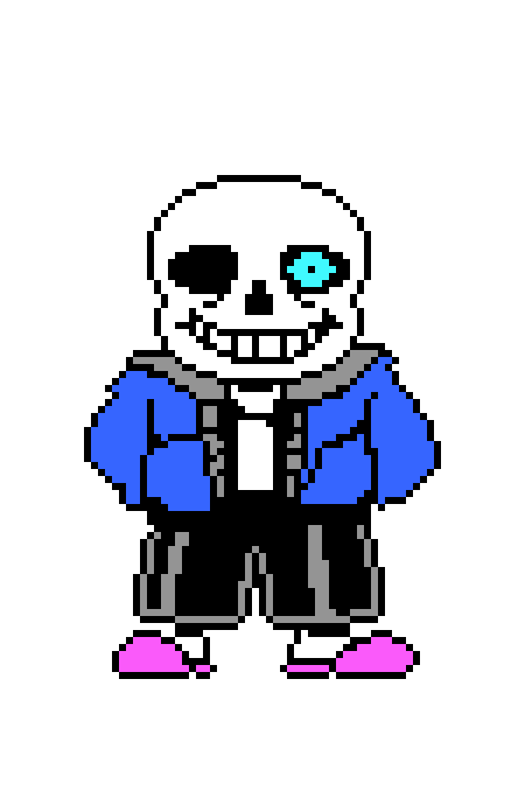 Character Art Pixel Fictional Undertale Free Frame Transparent PNG Image