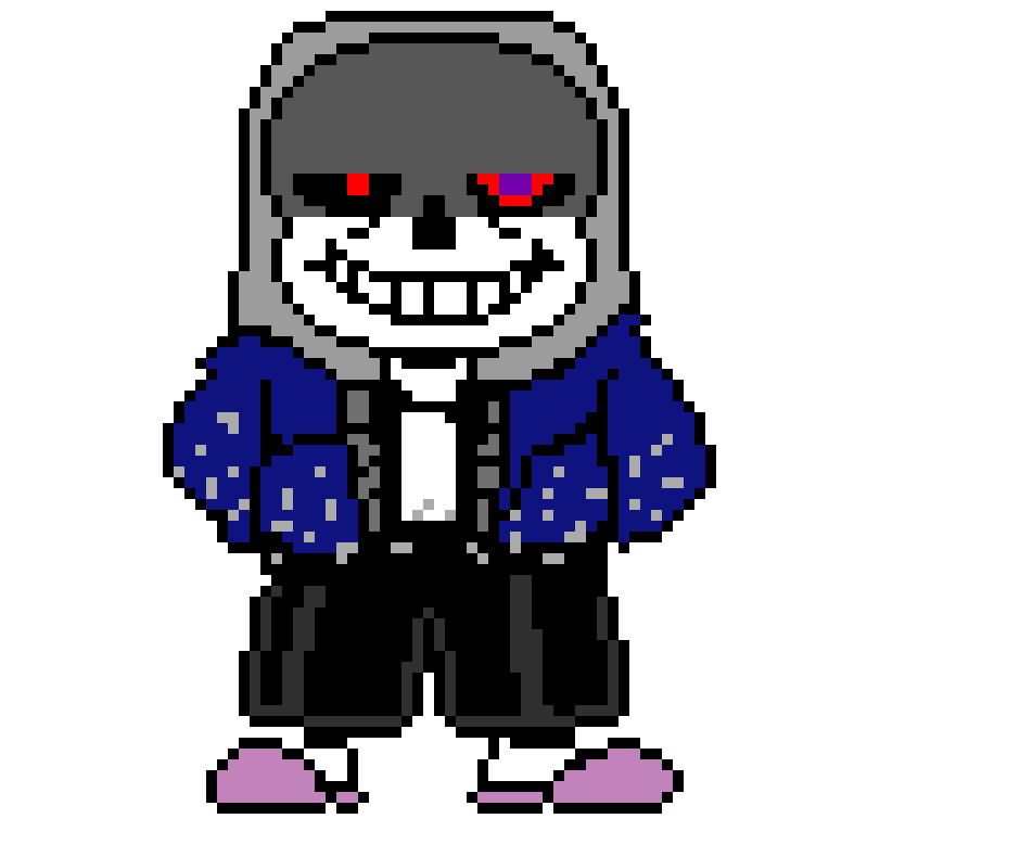 Art Sans Undertale Character Fictional Pixel Transparent PNG Image