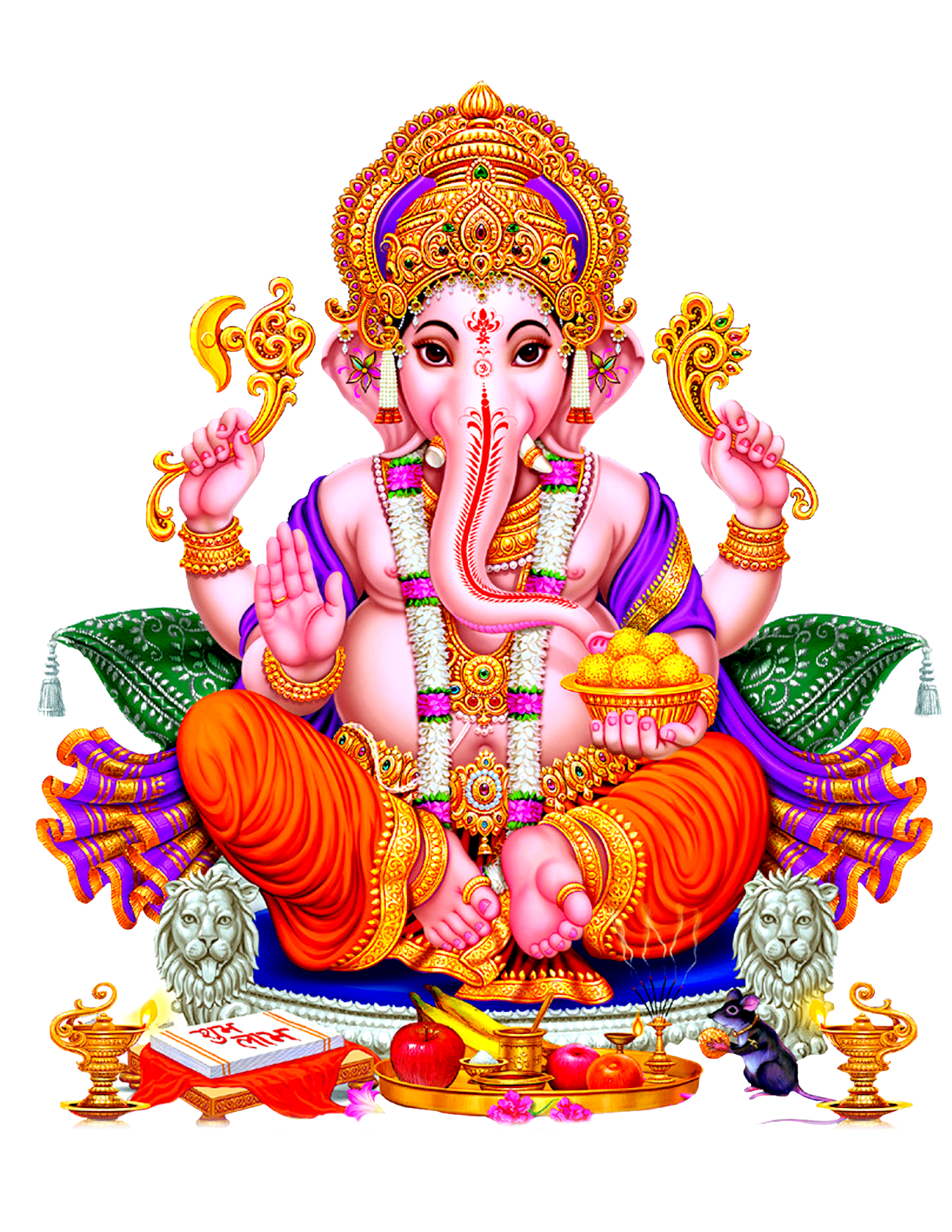 Lord Pic Ganesha Free PNG HQ Transparent PNG Image