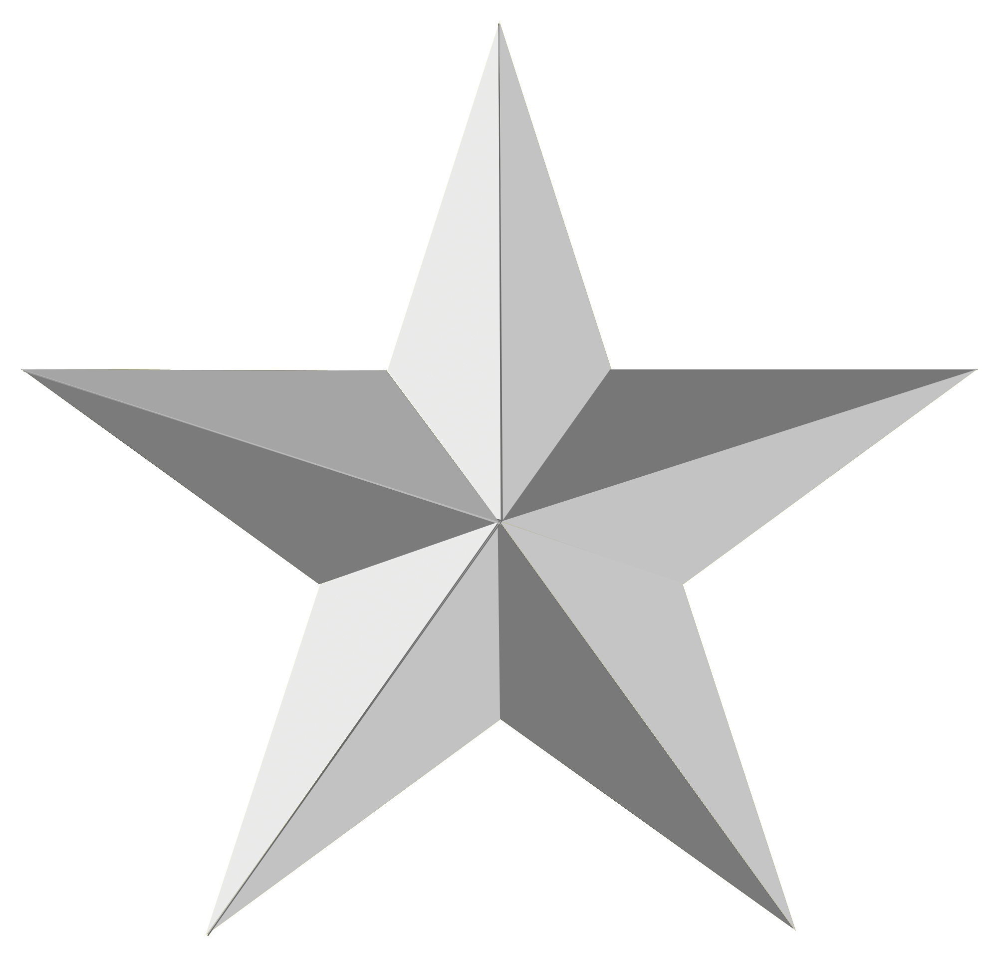 Gray Star Png Image Transparent PNG Image