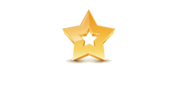 3D Gold Star Transparent Image Transparent PNG Image