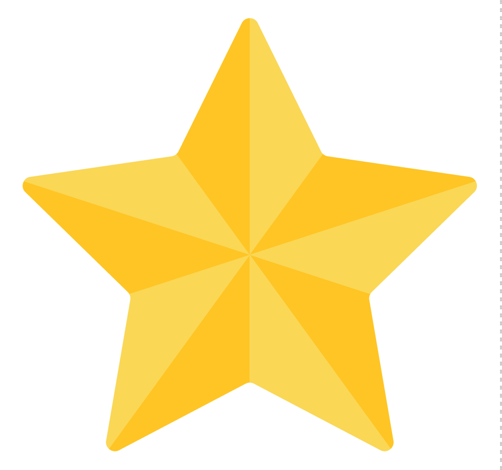 3D Gold Star Transparent Background Transparent PNG Image