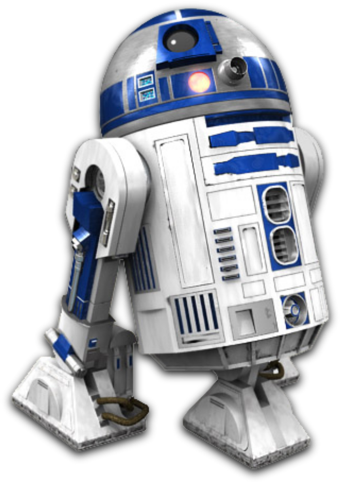 R2-D2 Free HQ Image Transparent PNG Image