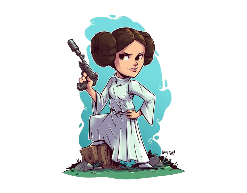 Leia Princess Free Clipart HD Transparent PNG Image