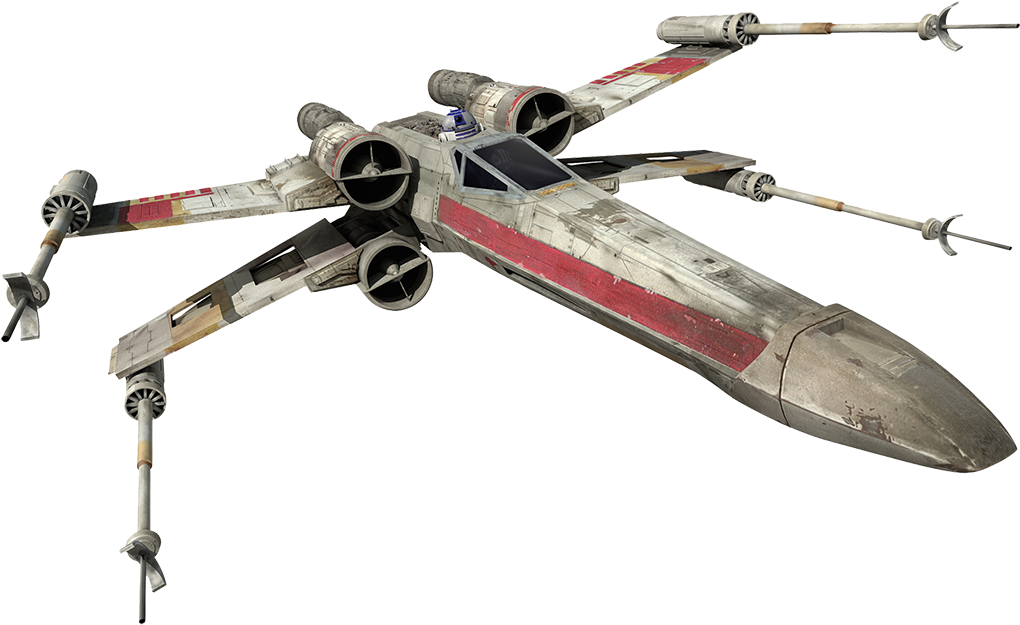 Starfighter X-Wing Free Clipart HQ Transparent PNG Image