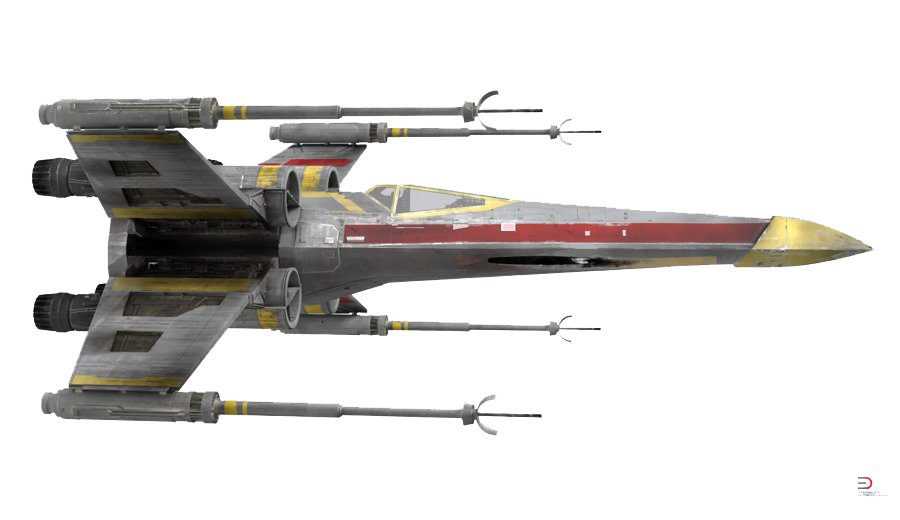 Starfighter Awakens Force X-Wing PNG Free Photo Transparent PNG Image