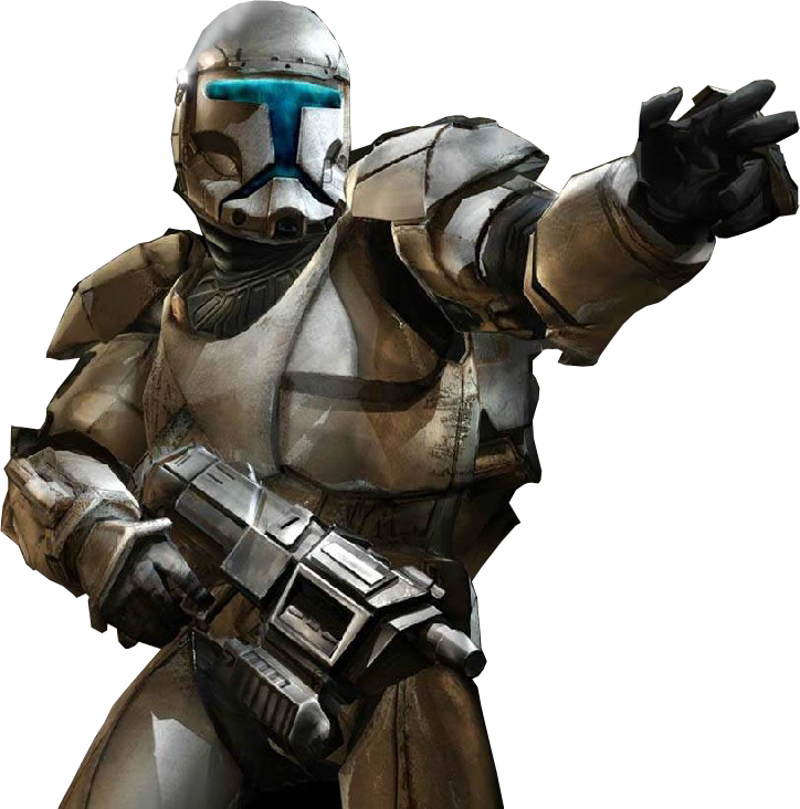 Star Clone Wars Mercenary Figurine The Trooper Transparent PNG Image