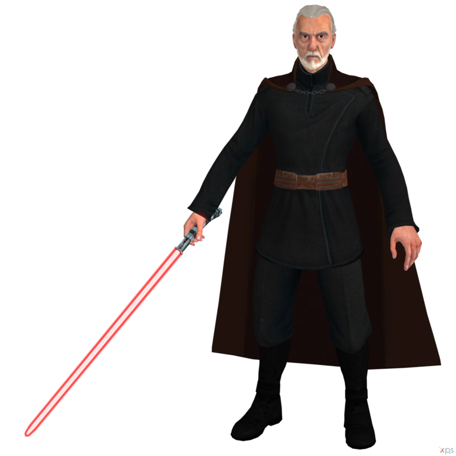 Count Star Outerwear Wars Kinect Costume Dooku Transparent PNG Image