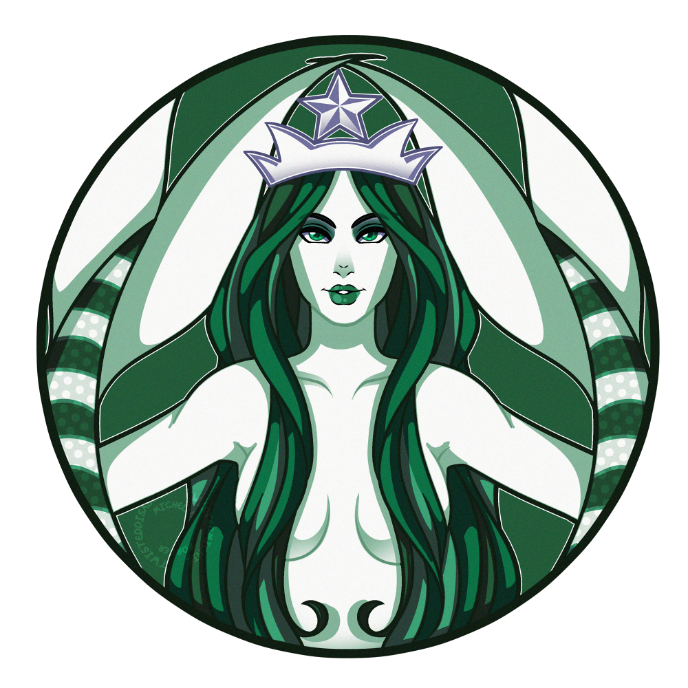 T-Shirt Logo Coffee Starbucks Mermaid Free Transparent Image HQ Transparent PNG Image