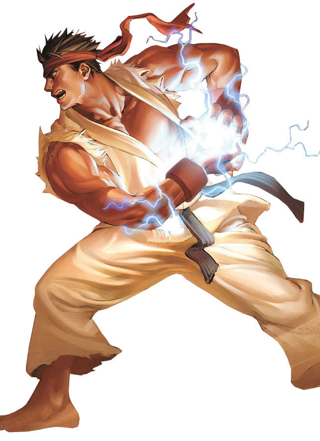 Fighter Character Fictional Street Art Ryu Transparent PNG Image