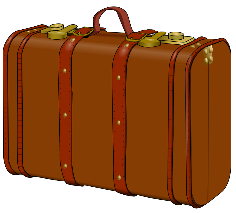 Suitcase Clip Art Free Transparent PNG Image