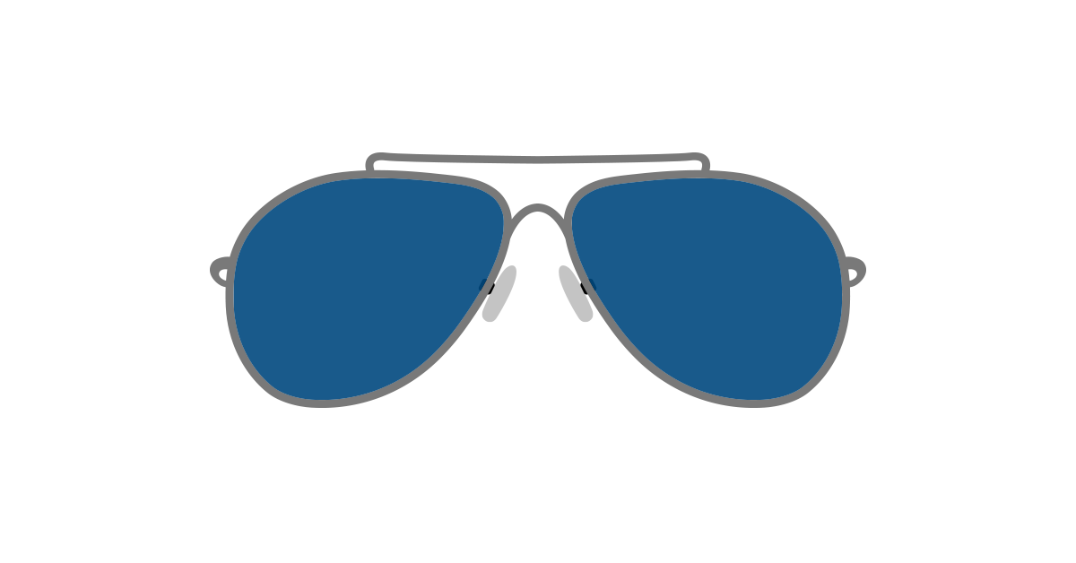 Vector Sunglass Clipart Transparent PNG Image