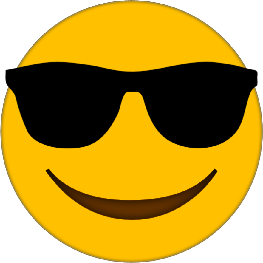 Sunglasses Emoji Transparent Image Transparent PNG Image