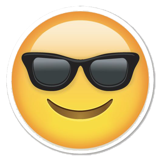 Sunglasses Emoji Photos Transparent PNG Image