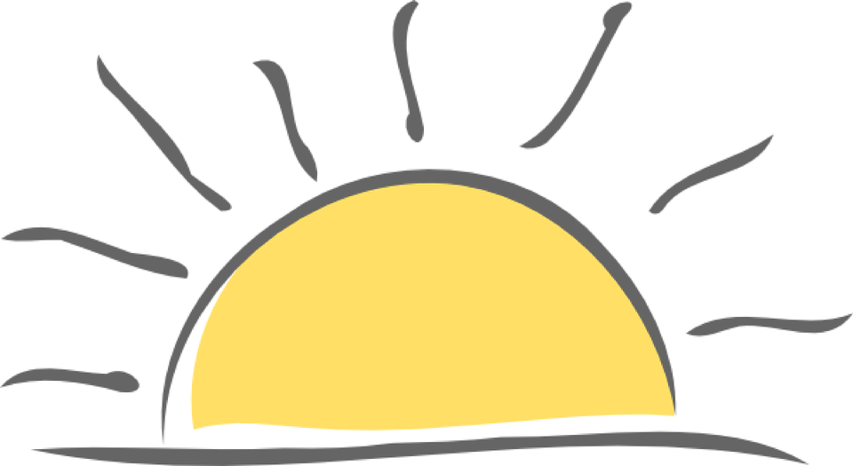 Sunrise Clipart Transparent PNG Image