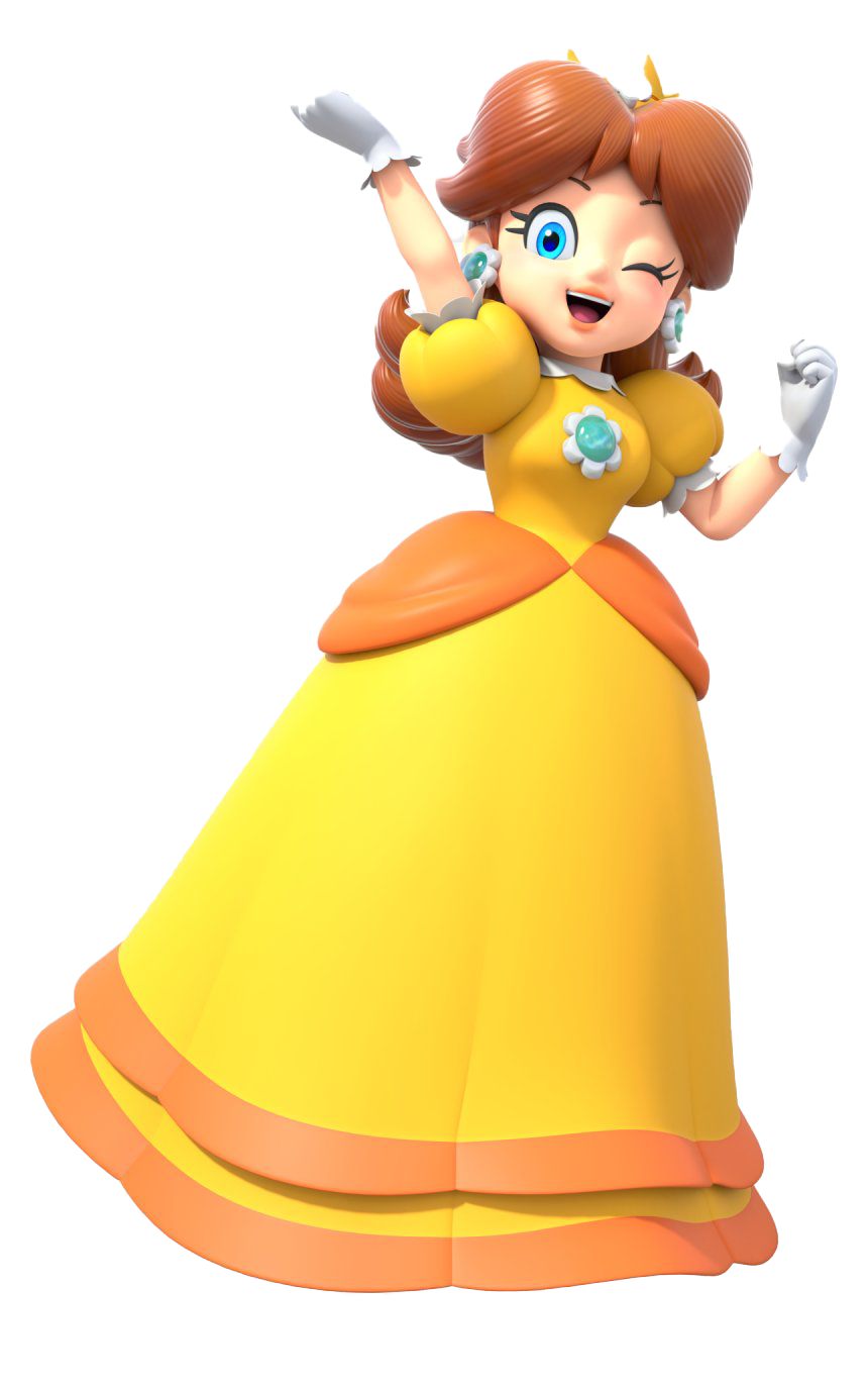 Picture Princess Daisy Free Clipart HQ Transparent PNG Image