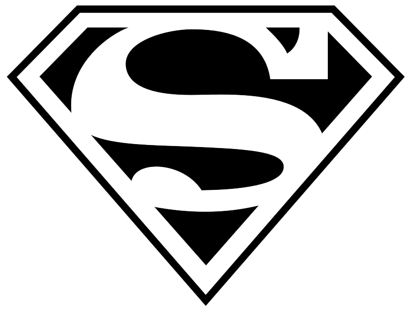 Superman Logo Clipart Transparent PNG Image