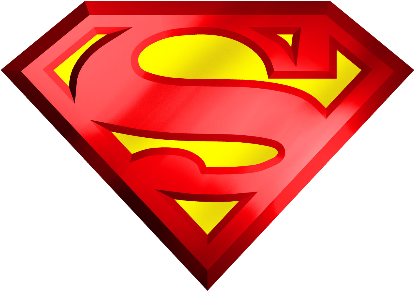 Superman Logo Transparent Transparent PNG Image