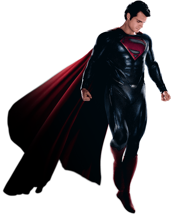 Superman Man Of Steel Png Transparent PNG Image