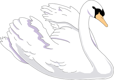 Swan Clipart Transparent PNG Image